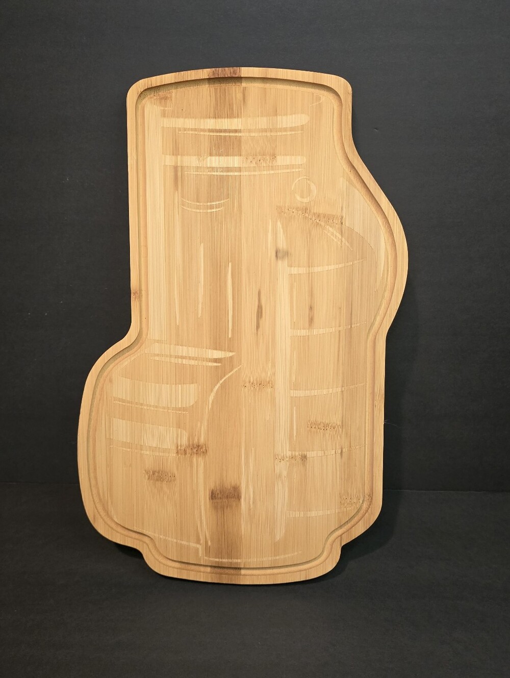 J.S. Kraftsman & Sons Golf Bag Bamboo Cutting Board Charcuterie Tray